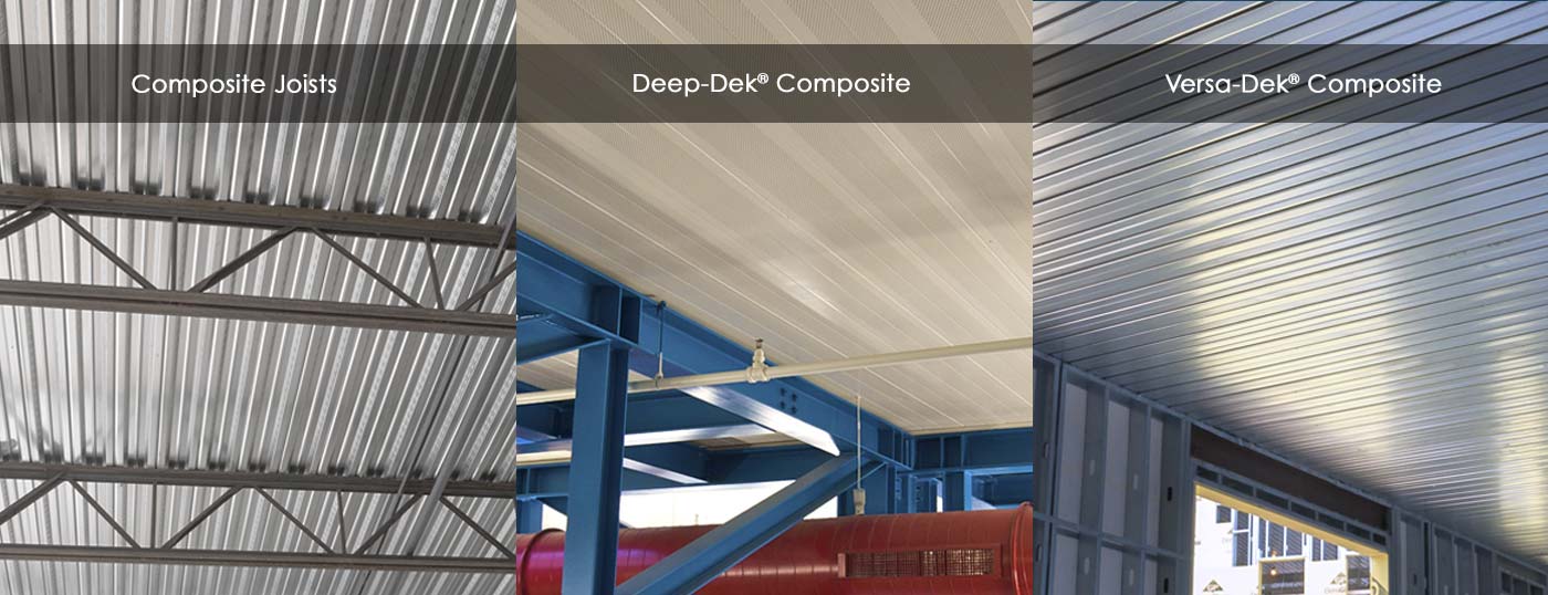 Composite Joists, Deep-Dek® Composite and Versa-Dek® Composite
