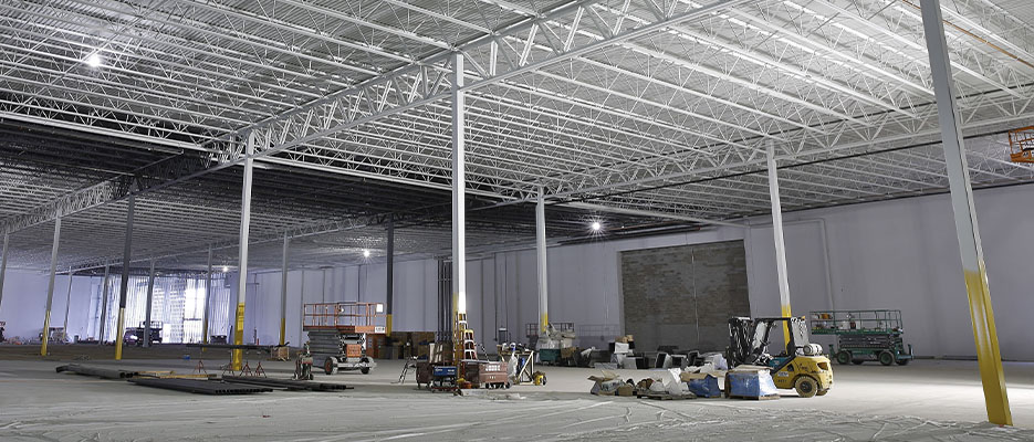 Warehouse steel joists DC Container